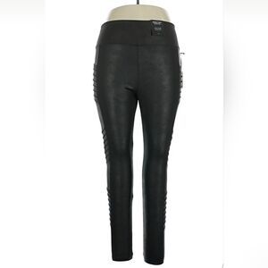 Simply Vera Vera Wang Black Faux Leather Leggings